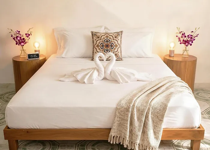 Quiet Mornings In Centro Playa, King & 2br Duplex Suites, Sleeps 2-8, Ado Bus 2 Min, 5th Ave 3 Min, & Cozumel Ferry 4 Min, Cenotes 20 Min, Kitchenette Wifi Ac Appartamento Playa del Carmen